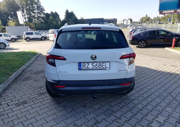 Skoda Karoq cena 92500 przebieg: 69840, rok produkcji 2019 z Nidzica małe 497